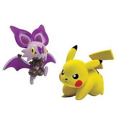 TOMY Pokemon - Noibat vs Pikachu